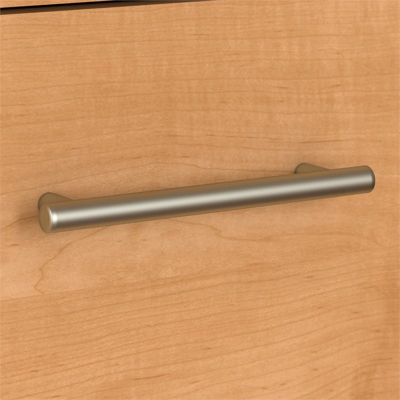 Scranton & Co 72W Desk with Hutch and Bookcase in Maple Cross