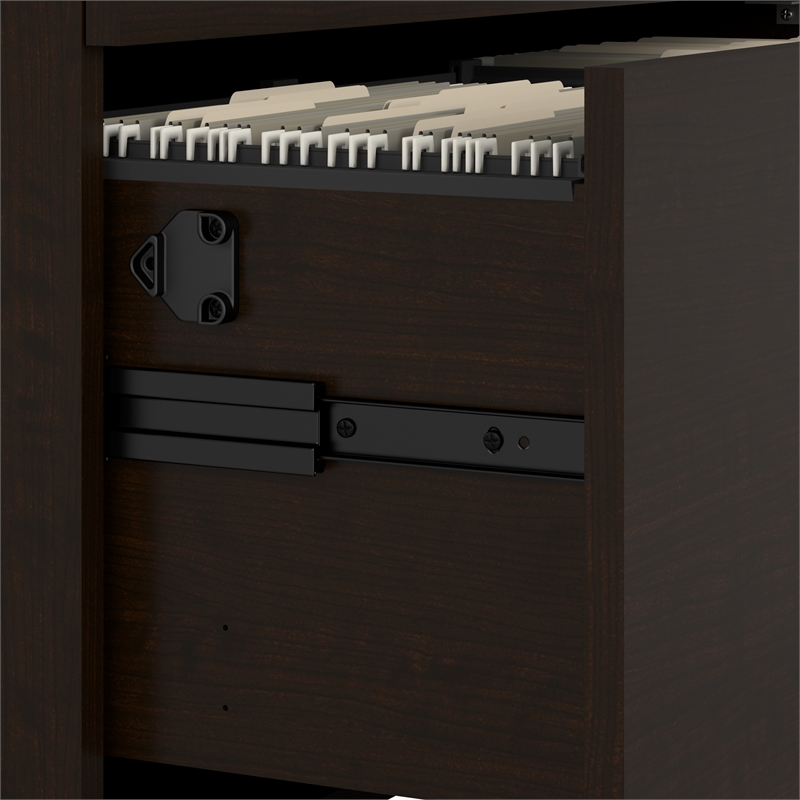 Scranton & Co Engineered Wood Lateral File Cabinet in Mocha Cherry