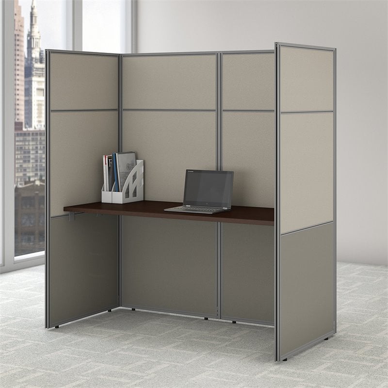 Scranton & Co Contemporary 60W Cubicle Desk with 66