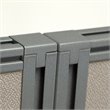 Scranton & Co Contemporary 60W 4 Person Cubicle Desk with 66