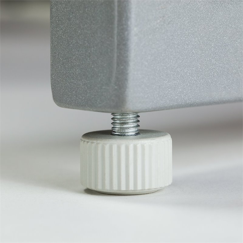 Scranton & Co Contemporary 60W 4 Person Cubicle Desk with 66