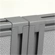 Scranton & Co Engineered Wood 60W 4 Person L Desk Set with 66