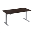 Scranton & Co Engineered Wood 60W Adjustable Standing Desk in Mocha Cherry