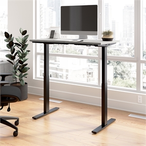Scranton & Co Engineered Wood 48W Adjustable Standing Desk in Platinum Gray