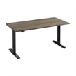 Scranton & Co Engineered Wood 60W Adjustable Standing Desk in Modern Hickory