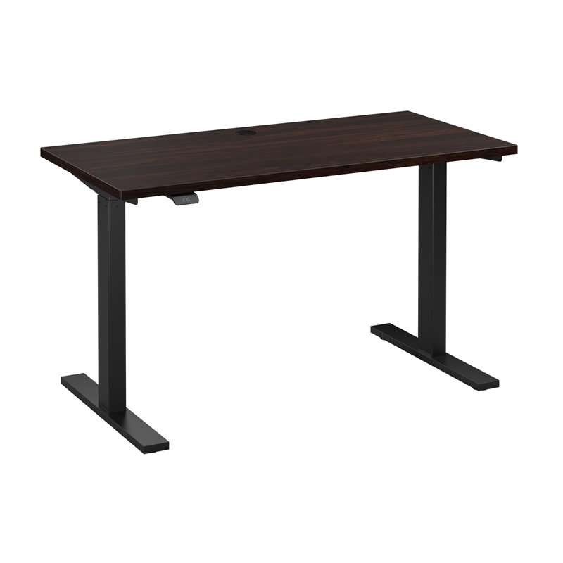 Scranton & Co Engineered Wood 48W Adjustable Standing Desk in Black Walnut