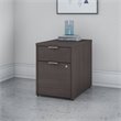 Scranton & Co Contemporary 2 Drawer Assembled File Cabinet in Gray