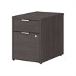 Scranton & Co Contemporary 2 Drawer Assembled File Cabinet in Gray