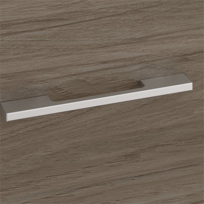 Scranton & Co Engineered Wood 36W Bookcase Hutch in Modern Hickory