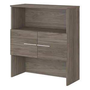 Scranton & Co Engineered Wood 36W Bookcase Hutch in Modern Hickory