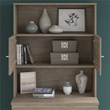 Scranton & Co Engineered Wood 36W Bookcase Hutch in Modern Hickory