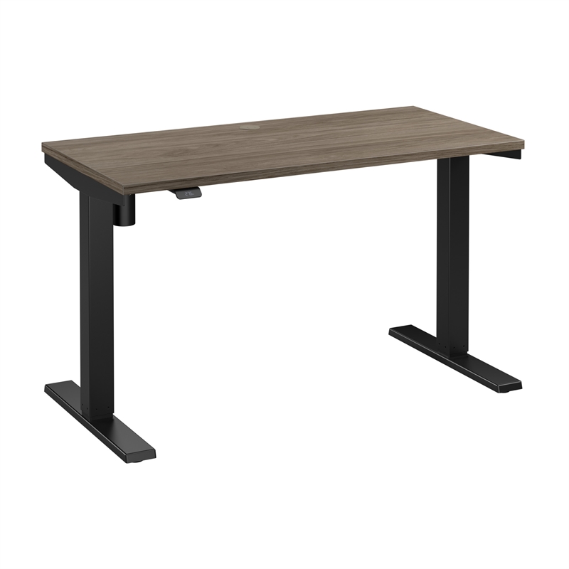 Scranton & Co Engineered Wood 48W Adjustable Standing Desk in Modern Hickory