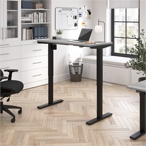 Scranton & Co Engineered Wood 48W Adjustable Standing Desk in Platinum Gray