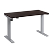 Scranton & Co Engineered Wood 48W Adjustable Standing Desk in Black Walnut