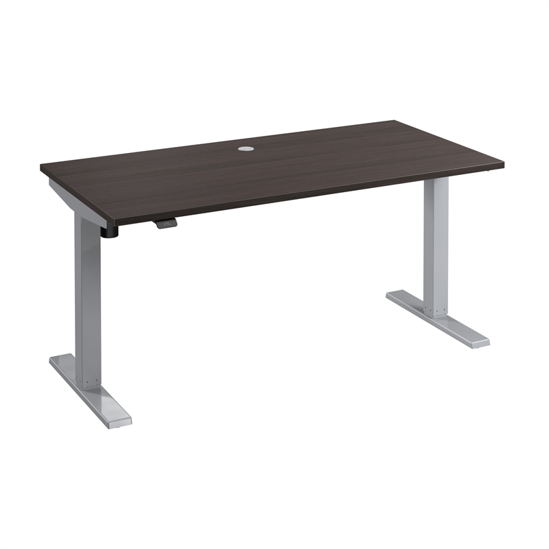 Scranton & Co Engineered Wood 60W Adjustable Standing Desk in Storm Gray