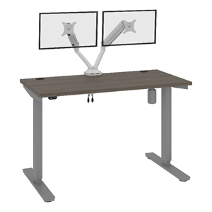 Scranton & Co 48&quot Contemporary Engineered Wood Standing Desk in Bark Gray