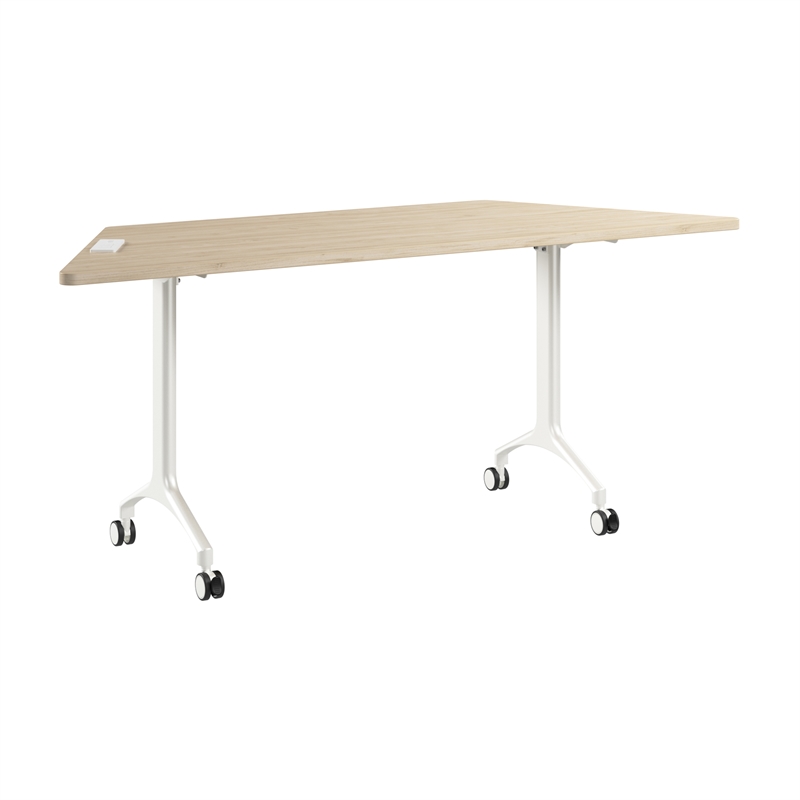 Scranton & Co Engineered Wood 72-inch Trapezoid Modular Conference Table in Elm