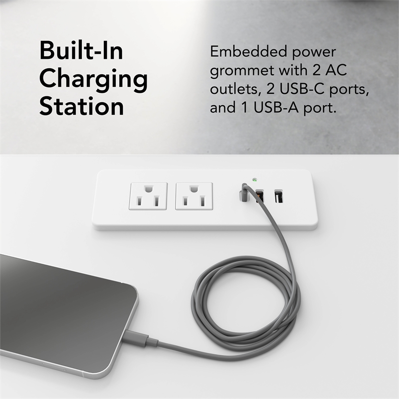 Scranton & Co Wood 72-inch Trapezoid Modular Conference Table in White