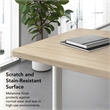 Scranton & Co Engineered Wood 60-inch Rectangle Modular Conference Table in Elm
