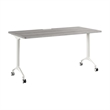 Scranton & Co Engineered Wood 60-inch Rectangle Modular Conference Table in Gray