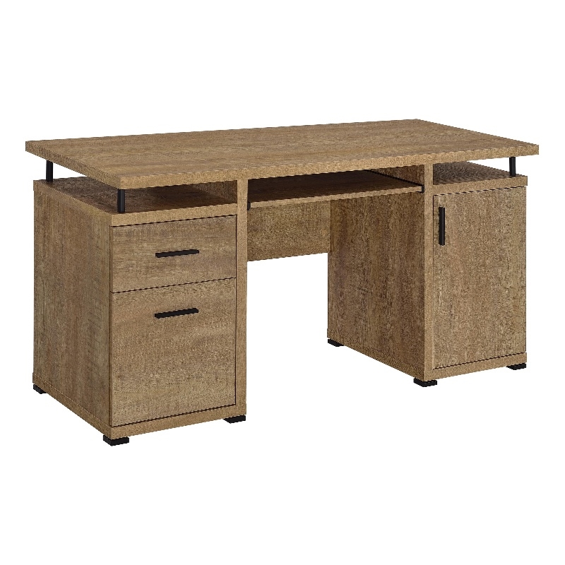 Scranton & Co 55-inch 2-drawer Engineered Wood Office Computer Desk in Mango