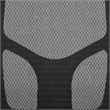 Scranton & Co Mesh High-Back Chair in Coal Black Fabric with Lumbar Support