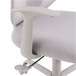Scranton & Co Grey Fabric Manager's Chair with Mesh Back and Lumbar Support