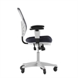 Scranton & Co Mid-Back Ergonomic Mesh Chair with Lumbar Support in Dark Gray