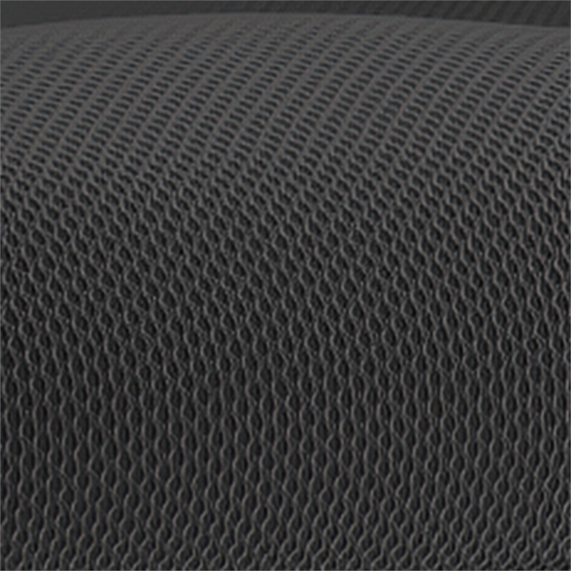 Scranton & Co Mid-Back Ergonomic Mesh Chair with Lumbar Support in Black