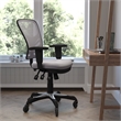 Scranton & Co Mid-Back Ergonomic Mesh Chair with Lumbar Support in Gray