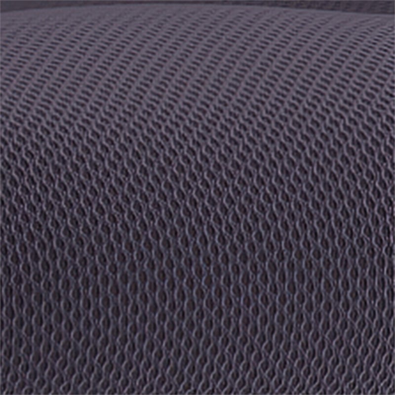 Scranton & Co Mid-Back Ergonomic Mesh Chair in Dark Gray with Black Frame