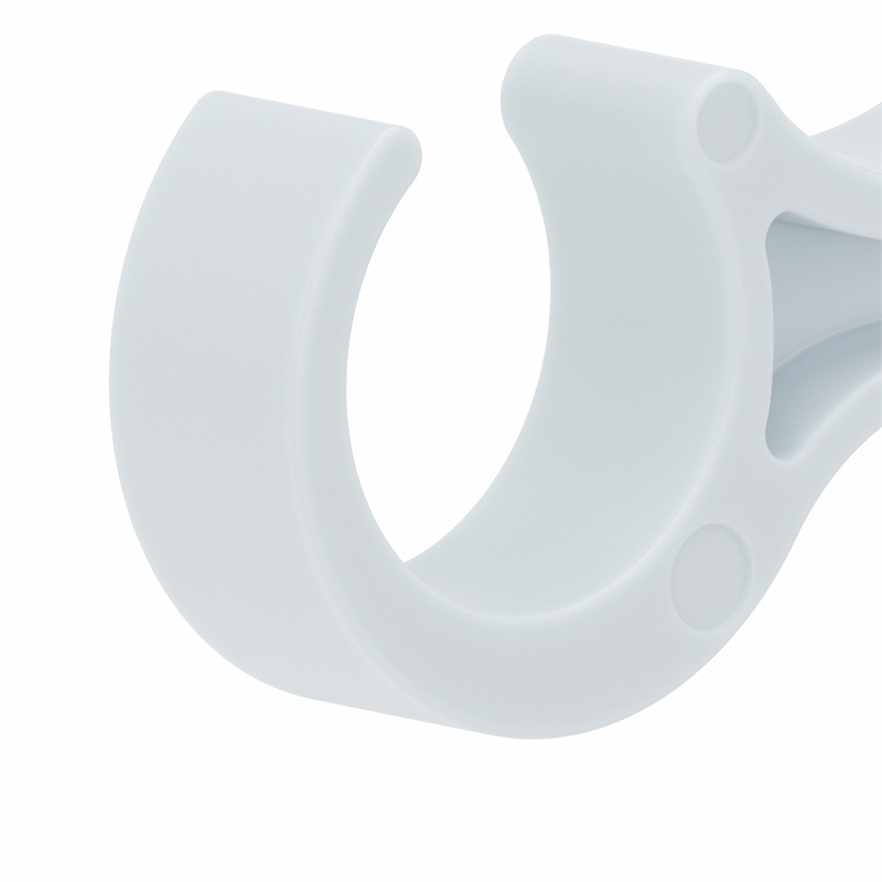 Scranton & Co White Wide Plastic Ganging Clips for Folding Chairs (Set of 2)