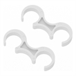 Scranton & Co White Wide Plastic Ganging Clips for Folding Chairs (Set of 2)