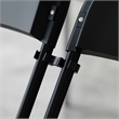 Scranton & Co Black Wide Plastic Ganging Clips for Folding Chairs (Set of 2)