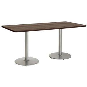 Scranton & Co Mode 36 in x 72 in Conference Table in Teak Wood