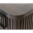 Scranton & Co Double Pedestal L Desk in Wood with Dark Chocolate Finish