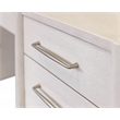 Scranton & Co Double Pedestal Executive L Desk in Ash White Finish