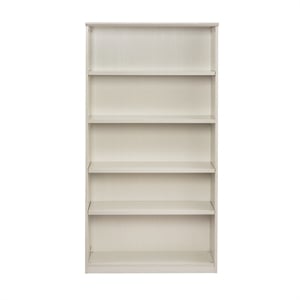 Scranton & Co 5 Shelf Bookcase in Sea Salt Laminate Finish