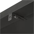 Scranton & Co 72 in Large Sculptural Arched Shelf Bookcase in Black