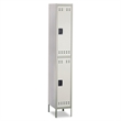 Scranton & Co Steel Double Tier Locker in Gray