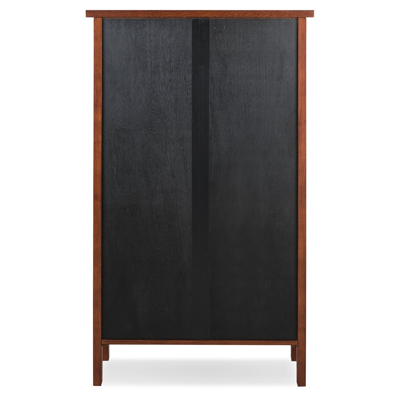 Scranton & Co 3-Shelf Bookcase in Mission Oak