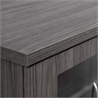 Scranton & Co Low Wall Cabinet in Gray Steel with Adjustable Shelves