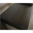 Scranton & Co L-Shaped Lift Top Desk in Umber Brown Finish with Dovetail Drawers