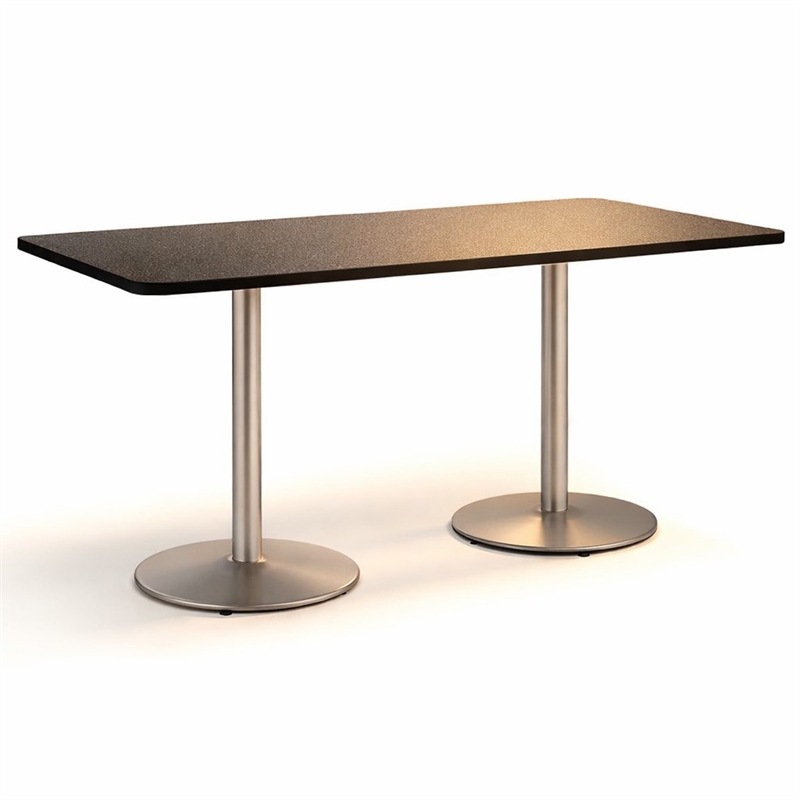 Scranton & Co Heavy Duty Graphite Nebula Conference Table 36