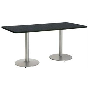 Scranton & Co Heavy Duty Graphite Nebula Conference Table 36&quot x 96&quot