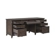 Scranton & Co Paradise Valley Executive Credenza in Saddle Brown