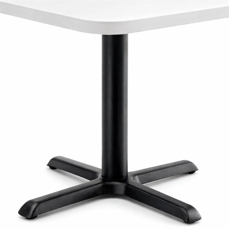 Scranton & Co Bonded Leather Office Chair in Black with Adjustable Height