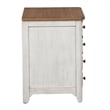 Scranton & Co White Lateral File Cabinet with Locking Drawers