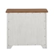 Scranton & Co White Lateral File Cabinet with Locking Drawers