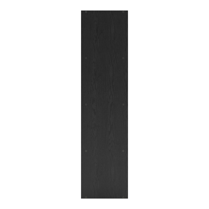 Scranton & Co Stackable Wood 4-Shelf Bookcase in Black